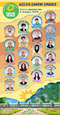 Il poster delle candidate e dei candidati di Riva del Garda